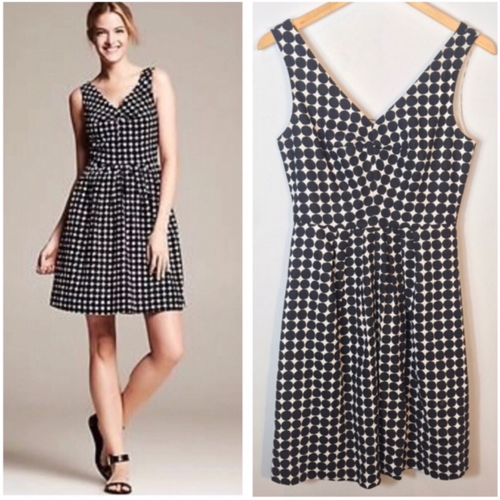 Marimekko for Banana Republic black white pocket dress